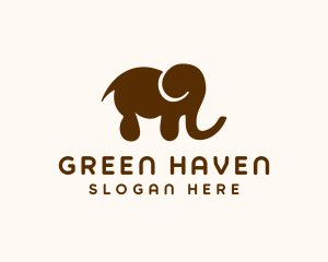 Elephant Animal Nursery logo design