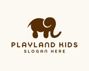 Elephant Animal Nursery logo design