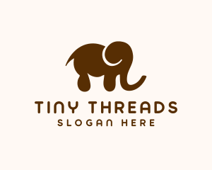 Kids Clothing - Elephant Animal Nursery logo design