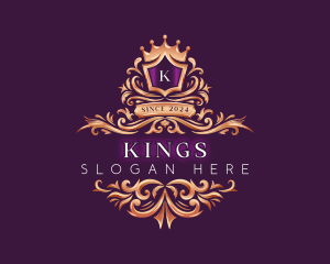 Luxury Royalty Crown logo design