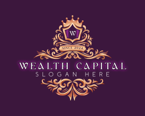 Luxury Royalty Crown logo design