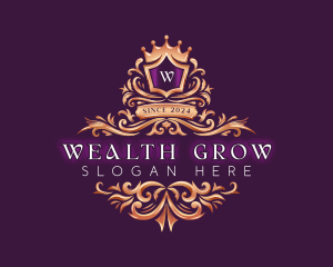 Luxury Royalty Crown logo design