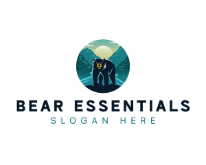 Bear Mountain River logo design