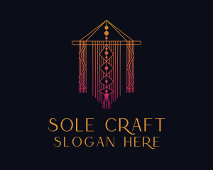 Macrame Wall Decoration  logo design