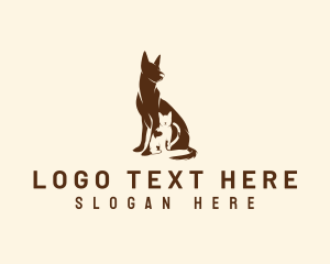 Veterinarian - Dog Cat Veterinary logo design