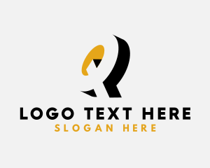 Negative Space - Generic 3D Letter Q logo design