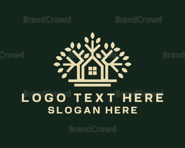 Residential Tree Landscape Logo