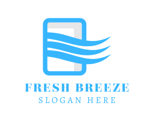 Breeze - Ventilation Cooling Breeze logo design