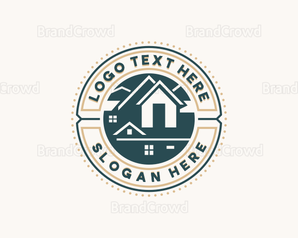 Roofing Property Roof Logo