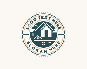 Home Maintenance - Roofing Property Roof logo design