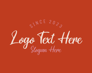 Crafty - Cursive Generic Business logo design