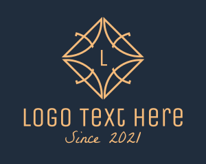 Luxurious - Golden Luxury Letter logo design