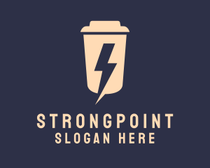 Tea - Lightning Coffee Energy logo design