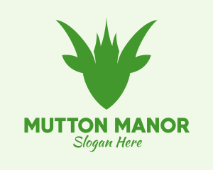 Mutton - Green Goat Castle logo design