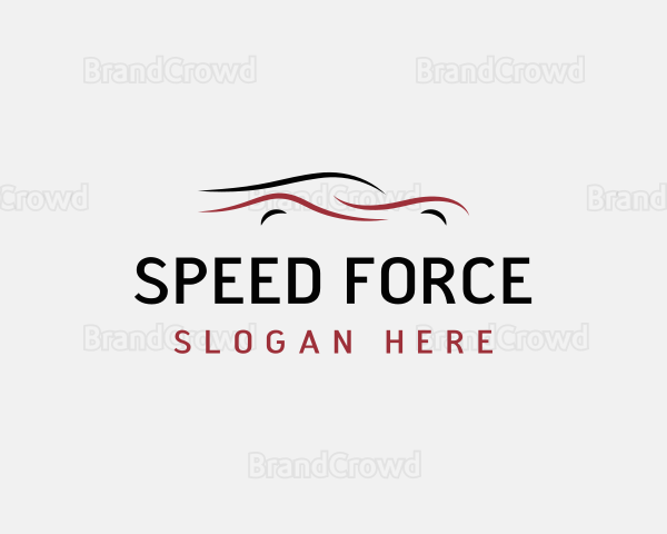 Automobile Racing Car Logo