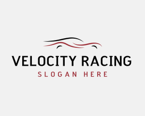 Automobile Racing Car logo design