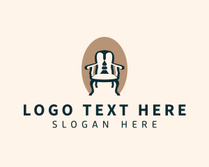 Dinner Set - Furniture Chair Decor logo design