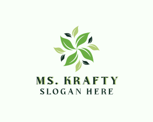 Organic Natural Leaf Logo