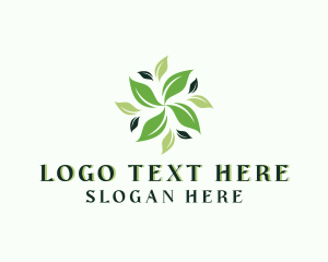 Refreshing - Organic Natural Leaf logo design