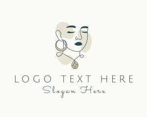 Earring - Fashion Woman Stylist logo design