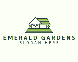 Greenhouse Lawn Plant logo design