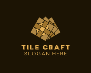 Pattern Flooring Tiling logo design