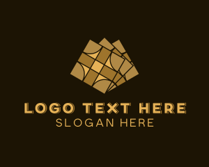 Paving - Pattern Flooring Tiling logo design