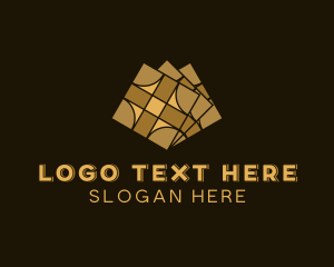 Pattern Flooring Tiling Logo