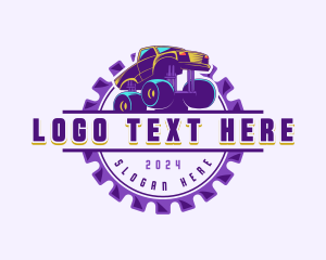 Gear - Monster Truck Gear logo design