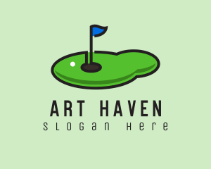 Mini Golf Course logo design