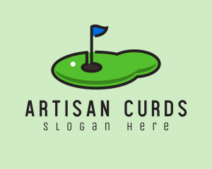 Mini Golf Course logo design