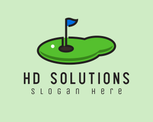 Mini Golf Course logo design