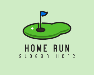 Mini Golf Course logo design