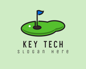 Mini Golf Course logo design