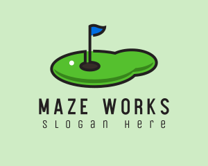 Mini Golf Course logo design