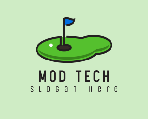 Mini Golf Course logo design