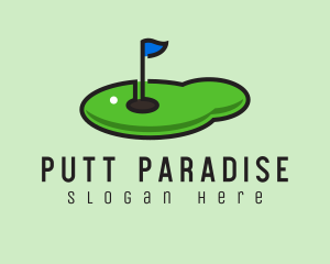 Putt Putt - Mini Golf Course logo design