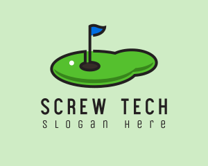 Mini Golf Course logo design