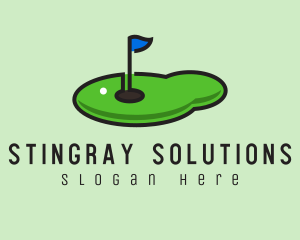 Mini Golf Course logo design