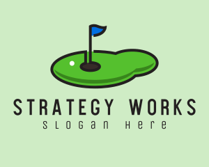 Mini Golf Course logo design