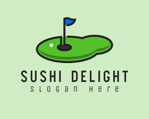 Mini Golf Course logo design