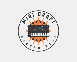 Midi - Music Studio Synthesizer logo design