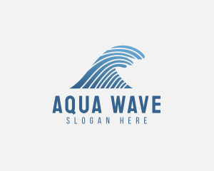 Modern Wave Line  logo design