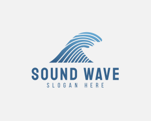 Modern Wave Line  logo design