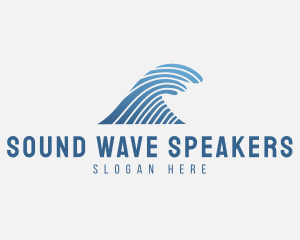 Modern Wave Line  logo design