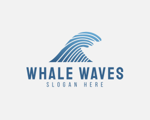 Modern Wave Line  logo design