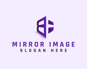 Reflection - Digital 3d Tech logo design