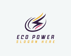 Energy - Flash Charging Energy logo design