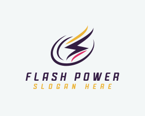 Flash Charging Energy logo design