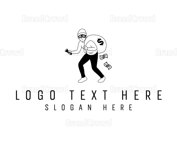 Burglar Criminal Thief Logo